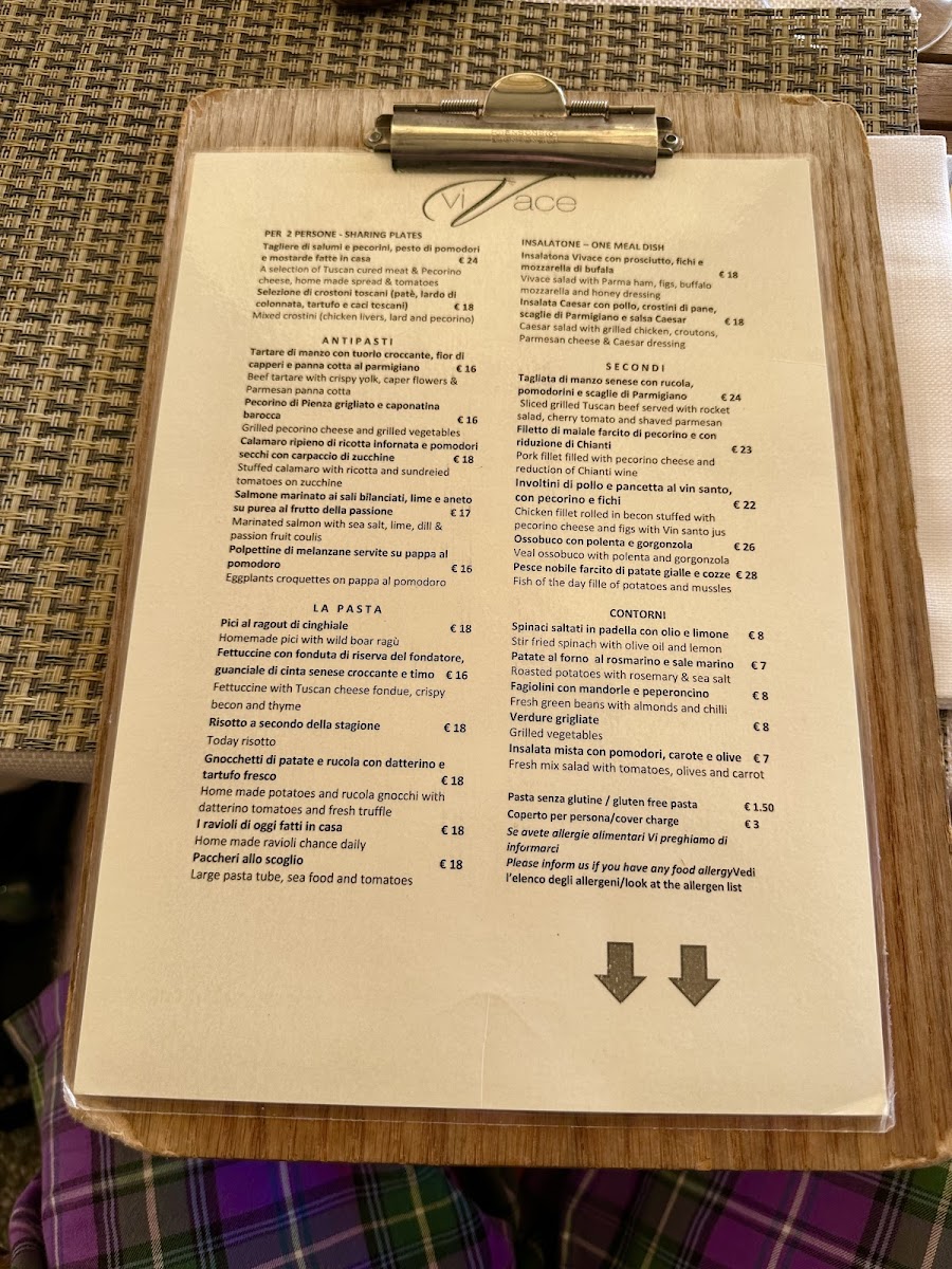 Menu Vivace Ristorante-4