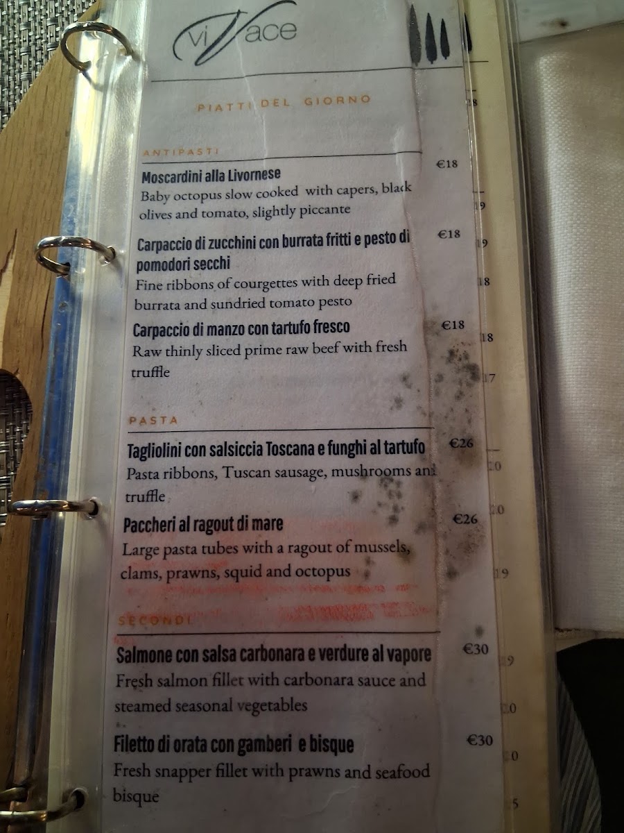 Menu Vivace Ristorante-7